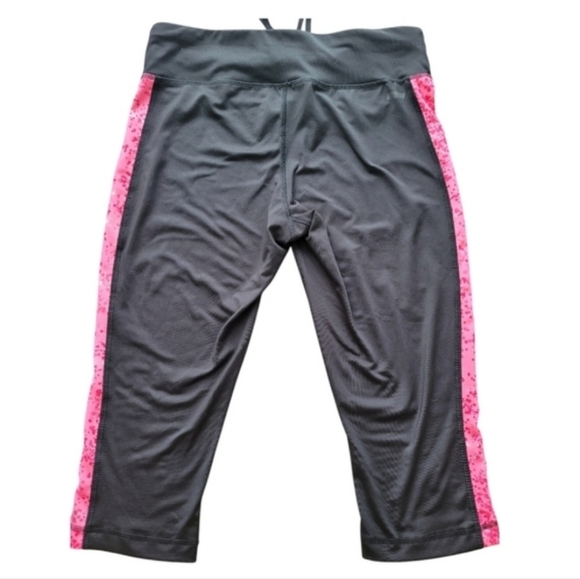Danskin Now Fitted Hot Pink Black Drawstring Exercise Pants Size Med - Picture 10 of 10